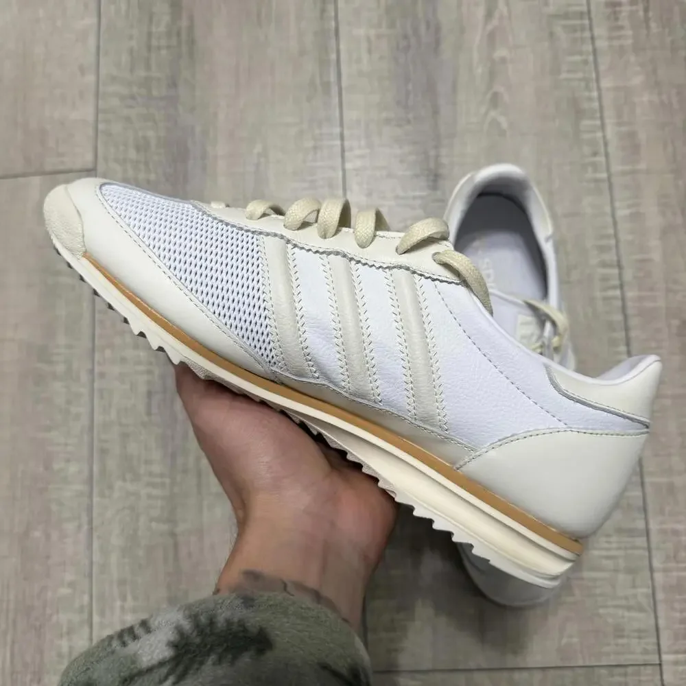 Adidas SL72 Quiet Luxury Pack W Ivory Leather  Sneakers JH9887 Size 8 Women - Picture 2 of 6